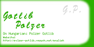 gotlib polzer business card